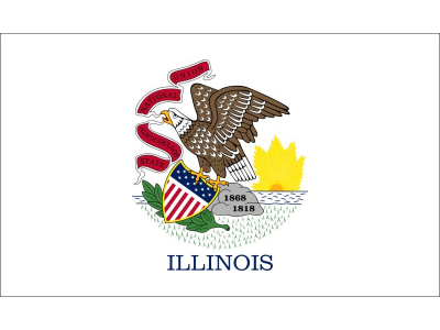 Magnetka vlajka Illinois