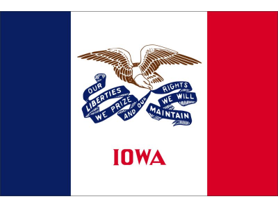 Magnetka vlajka Iowa