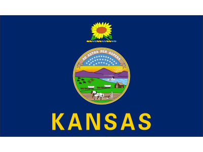 Magnetka vlajka Kansas