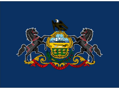 Magnetka vlajka Pennsylvania