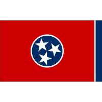 Magnetka vlajka Tennessee