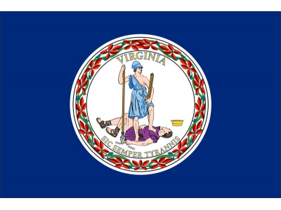 Magnetka vlajka Virginia