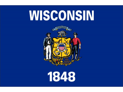 Magnetka vlajka Wisconsin