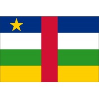 Magnetka vlajka Stredoafrická republika