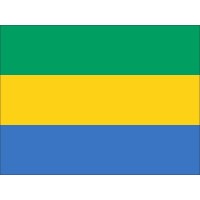 Magnetka vlajka Gabon