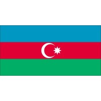 Magnetka vlajka Azerbajdžan