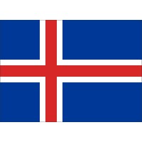 Magnetka vlajka Island