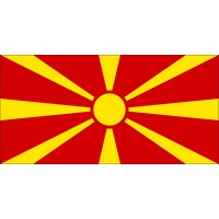 Magnetka vlajka Severné Macedónsko