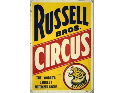 Magnetka Russell Bros. Circus