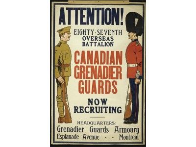 Magnetka Canadian Grenadier Guards