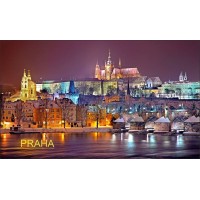 Magnetka Zimná noc v Prahe