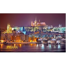 Magnetka Zimná noc v Prahe