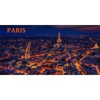 Magnetka Paríž v noci