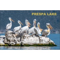Magnetka Pelikány - Jazero Prespa