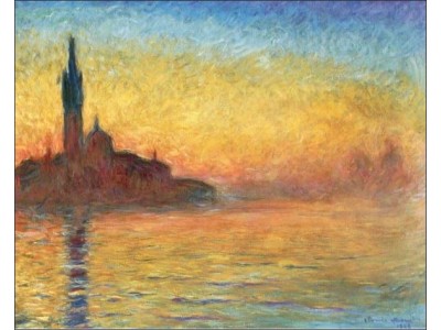 Magnetka Monet - Svitanie v Benátkach
