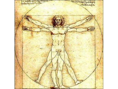 Magnetka Da Vinci - Vitruviánsky muž