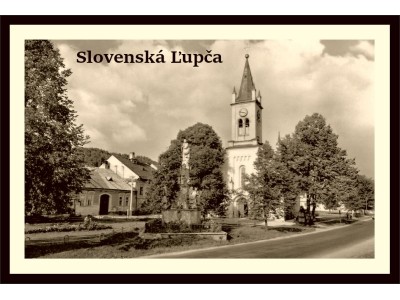 Magnetka Slovenská Ľupča - Evanjelický kostol