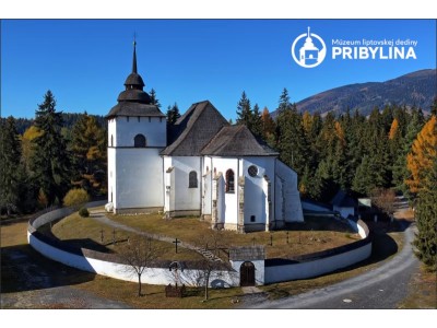 Magnetka Skanzen Pribylina - kostol