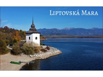 Magnetka Liptovská Mara - kostol Panny Márie