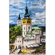 Magnetka Banská Bystrica - Maľba - Barbakan