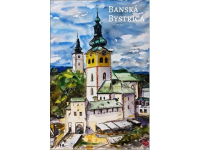 Magnetka Banská Bystrica - Maľba - Barbakan