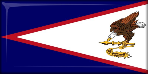 Živicová magnetka - vlajka American Samoa