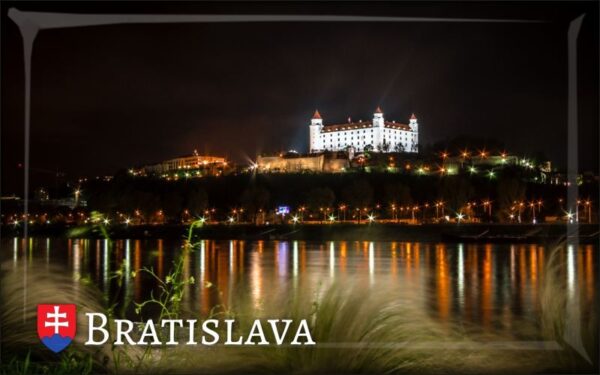 Živicová magnetka - Nočná Bratislava