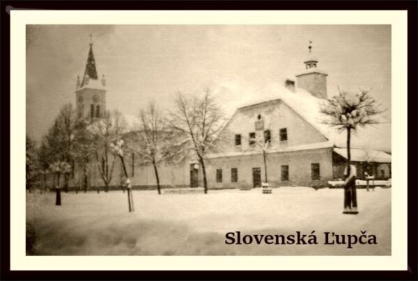 Živicová magnetka - Slovenská Ľupča - Radnica