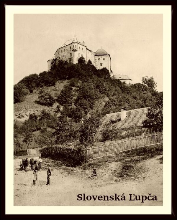 Živicová magnetka - Slovenská Ľupča - Hrad