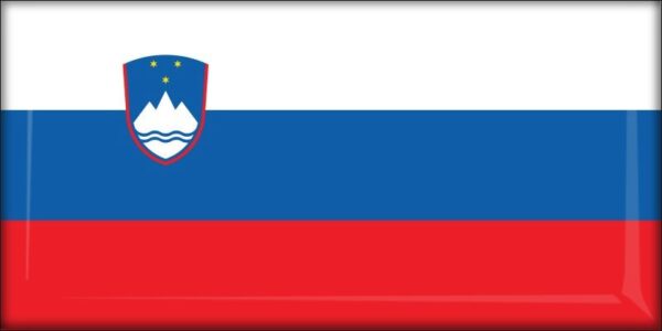 Živicová magnetka - vlajka Slovinsko