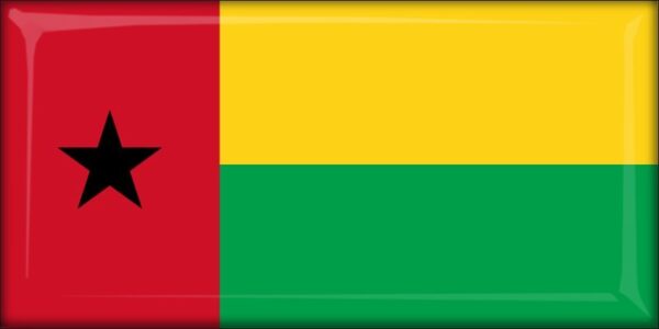 Živicová magnetka - vlajka Guinea-Bissau