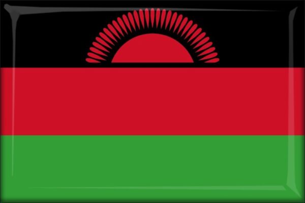 Živicová magnetka - vlajka Malawi