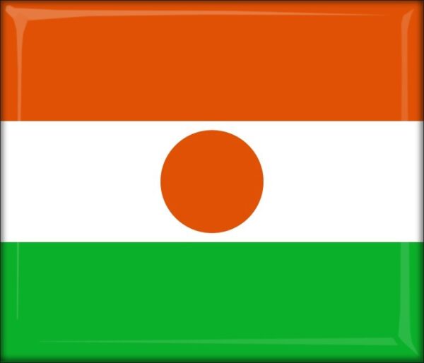 Živicová magnetka - vlajka Niger