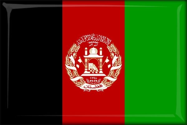 Živicová magnetka - vlajka Afganistan