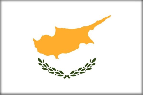 Živicová magnetka - vlajka Cyprus