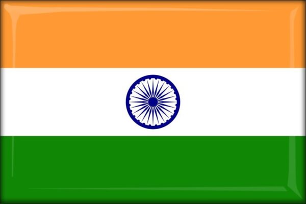 Živicová magnetka - vlajka India