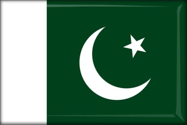 Živicová magnetka - vlajka Pakistan