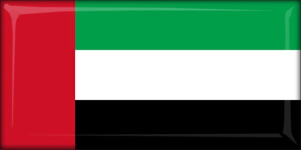 Živicová magnetka - vlajka Spojené arabské emiráty