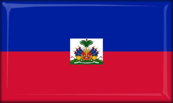 Živicová magnetka - vlajka Haiti