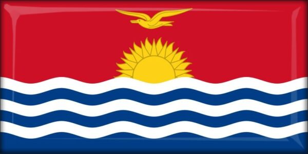 Živicová magnetka - vlajka Kiribati