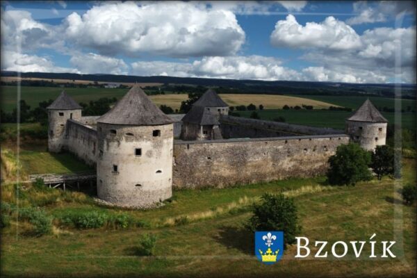 Živicová magnetka - Opevnený kláštor Bzovík