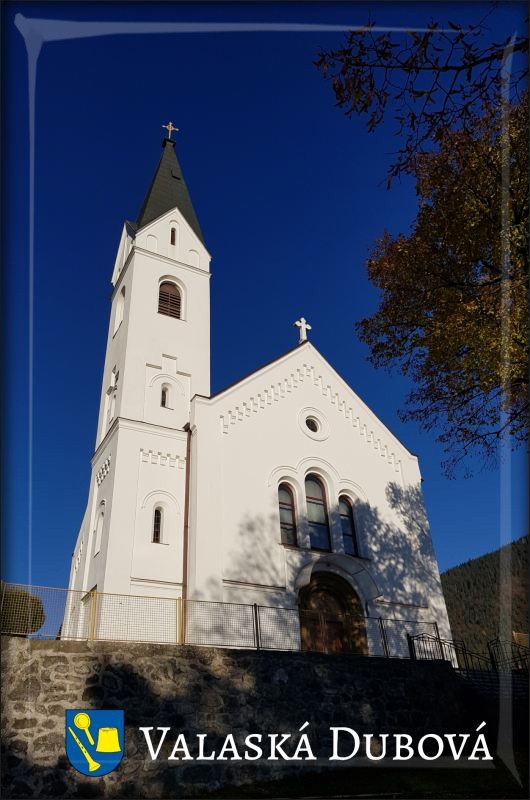 Živicová magnetka - Valaská Dubová - kostol