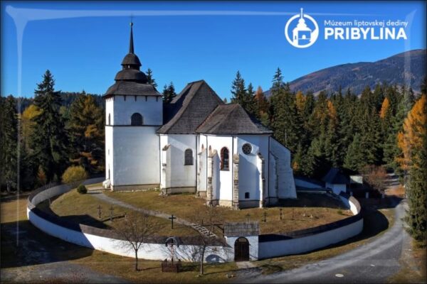 Živicová magnetka - Skanzen Pribylina - kostol