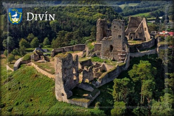 Živicová magnetka - Hrad Divín I.