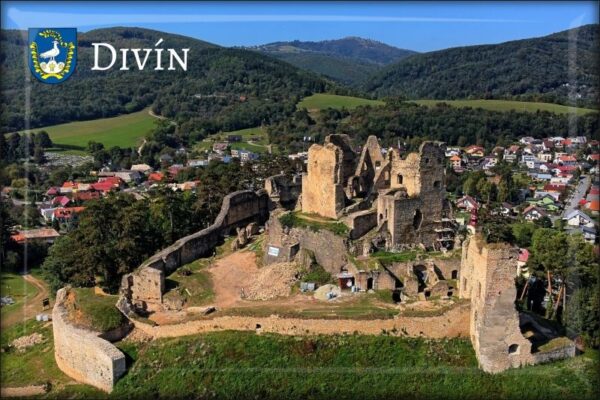 Živicová magnetka - Hrad Divín II.