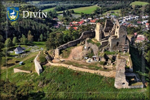 Živicová magnetka - Hrad Divín III.