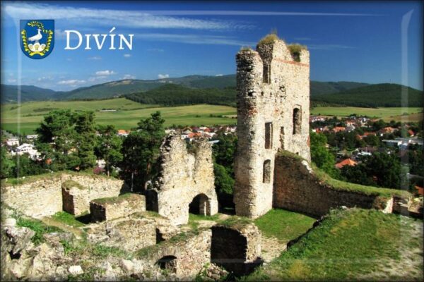 Živicová magnetka - Hrad Divín IV.