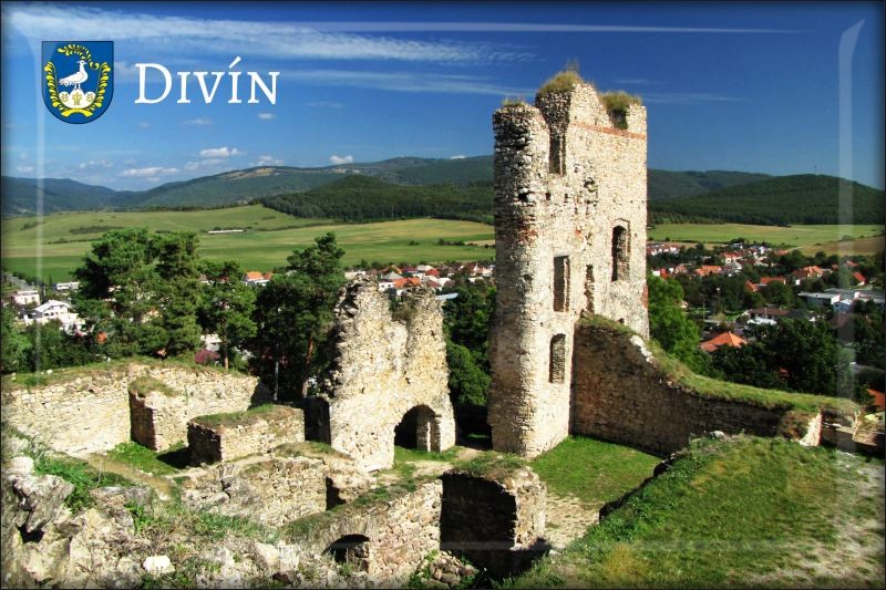 Živicová magnetka - Hrad Divín IV.