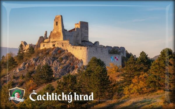 Živicová magnetka - Čachtický hrad V.