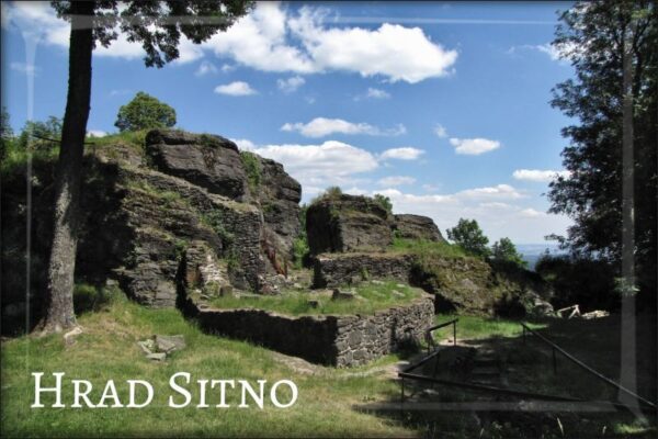 Živicová magnetka - Hrad Sitno